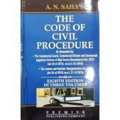 A. N. Saha's The Code of Civil Procedure [CPC] by Premier Publishing Company [3 Volumes]